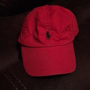 Polo Ralph Lauren red dad hat